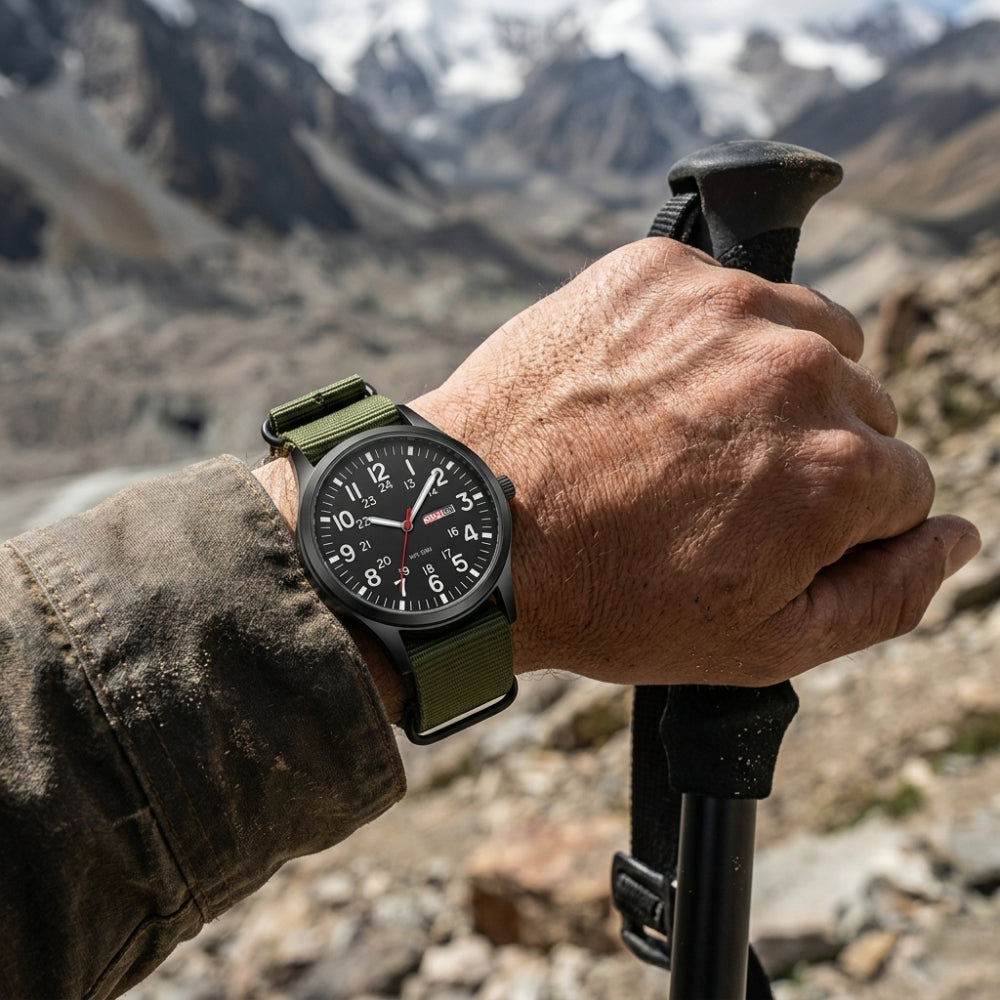 Herrenuhr Outdoor Militärstil Alltag Sportlich
