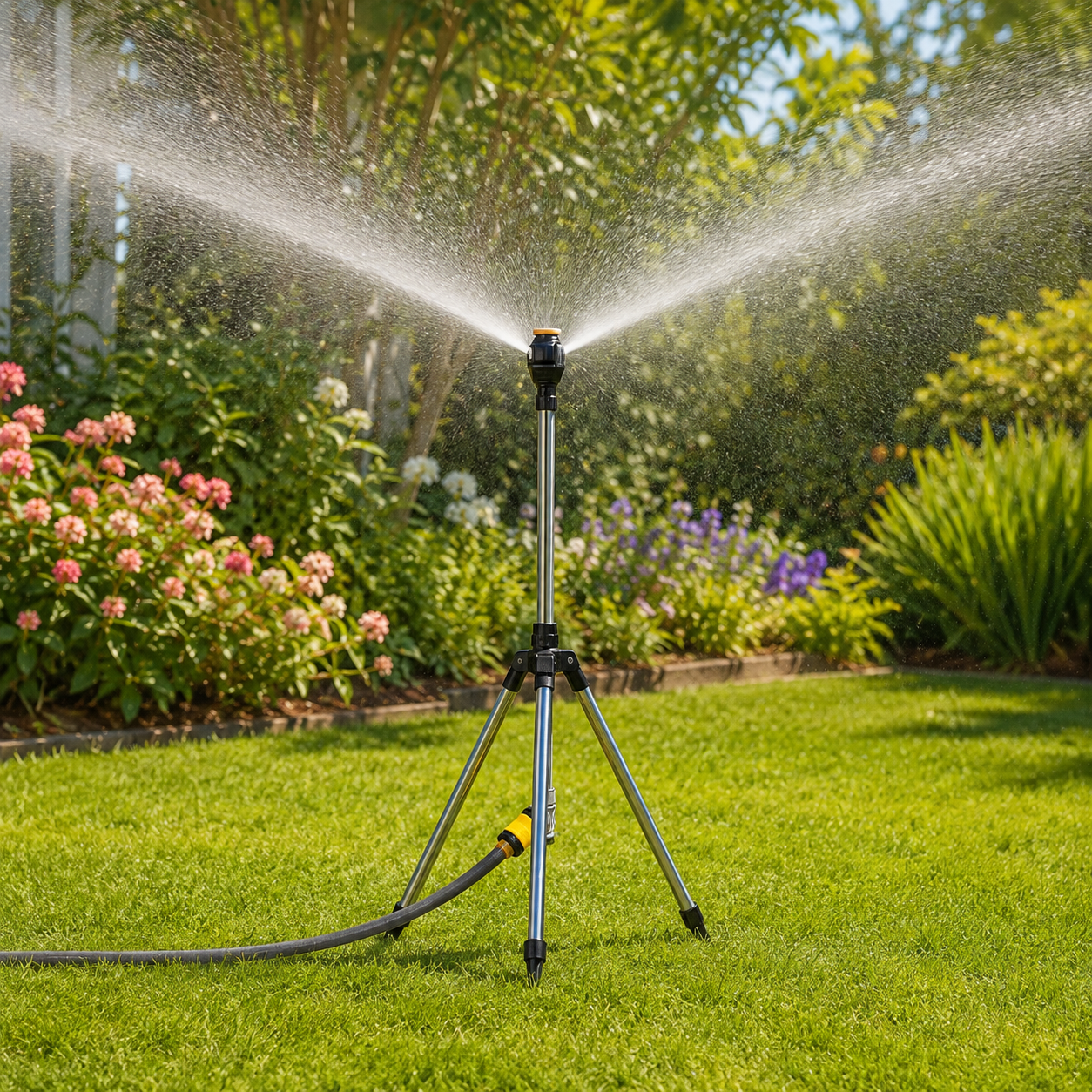 Höhenverstellbare Sprinkleranlage Rasenbewässerung