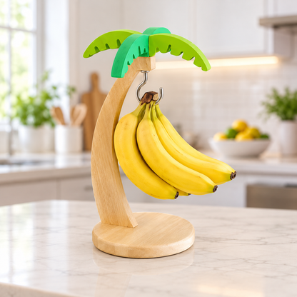 Holz Bananenhalter Für Küche Tropisches Design