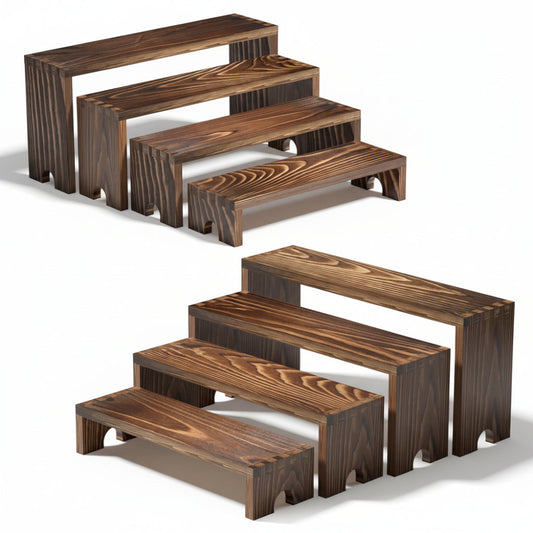 Présentoir en bois Support escalier Support de présentation déco