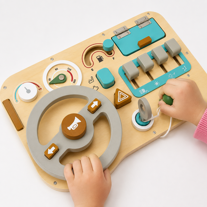 Holzlenkrad Spielzeug Kleinkinder