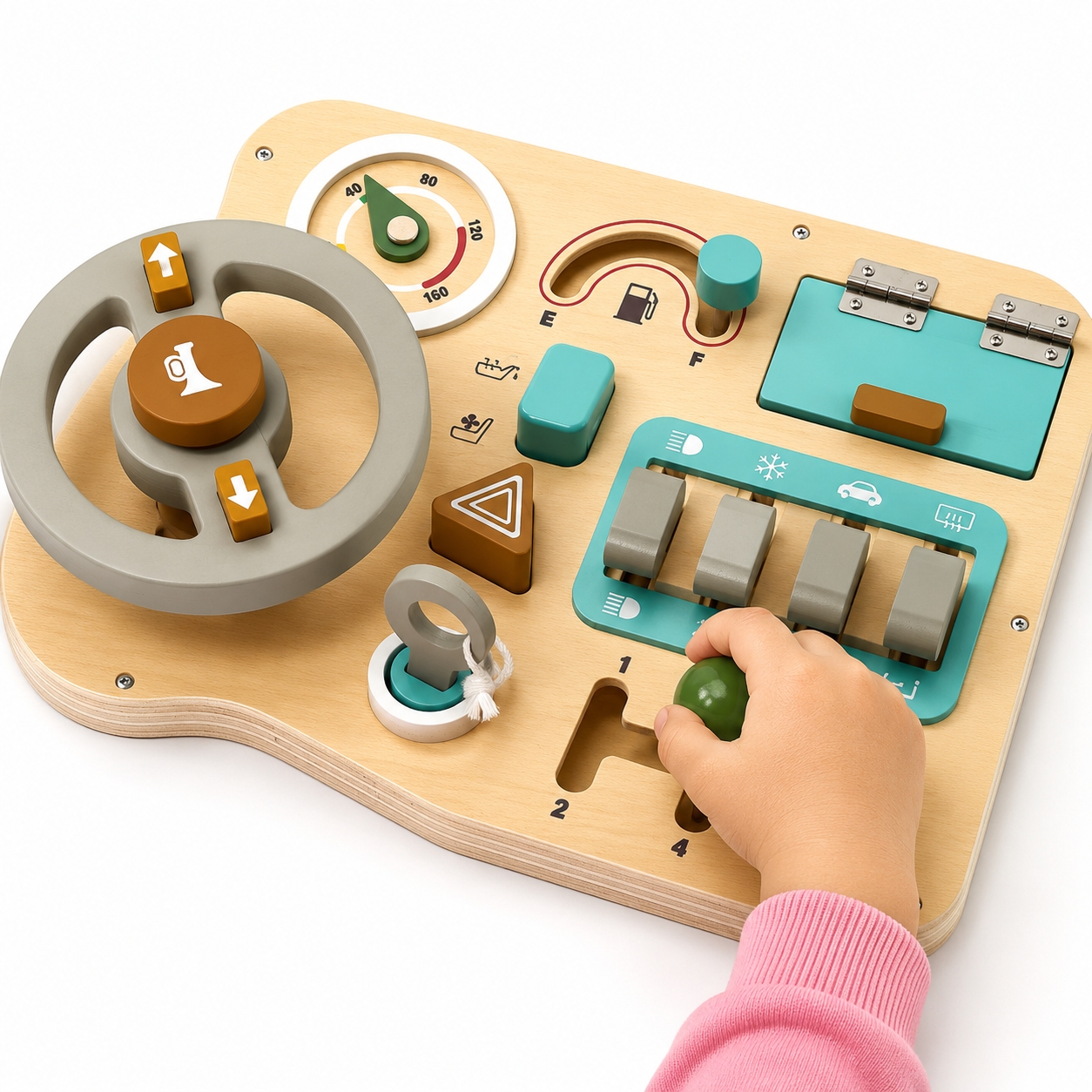 Holzlenkrad Spielzeug Kleinkinder