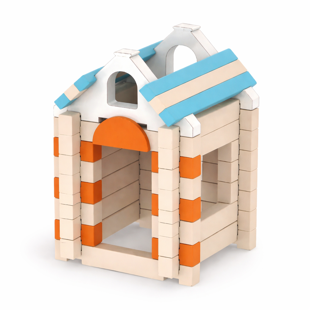 Wooden Toy Building Blocks Montessori Learning Toy Kids