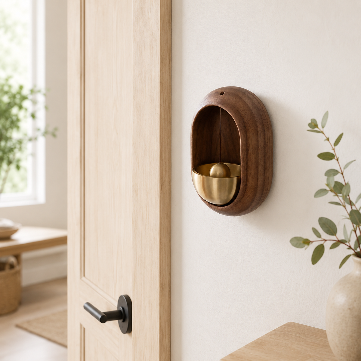 Holztürglocke Zuhause Moderne Klingel Büro Eingangsbereich