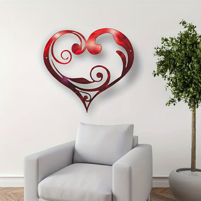 Décoration murale motif cœur Métal Art mural élégant pour la maison