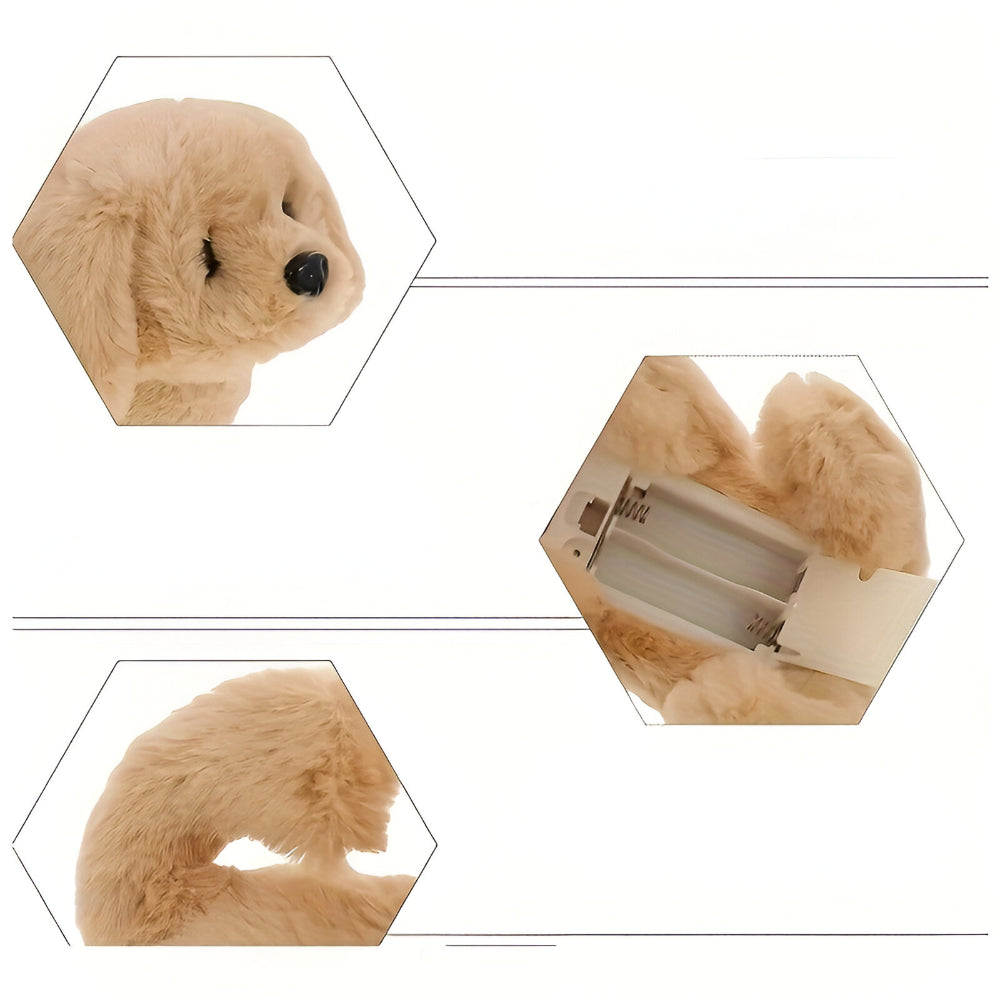 Dog Toy Electric Interactive Running Barking Plush Dog Children