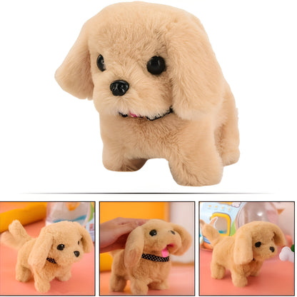 Dog Toy Electric Interactive Running Barking Plush Dog Children