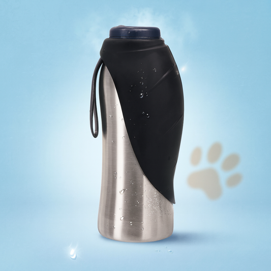 Dog Drinking Bottle Stainless Steel Leak-Proof Insulated Portable Outdoor