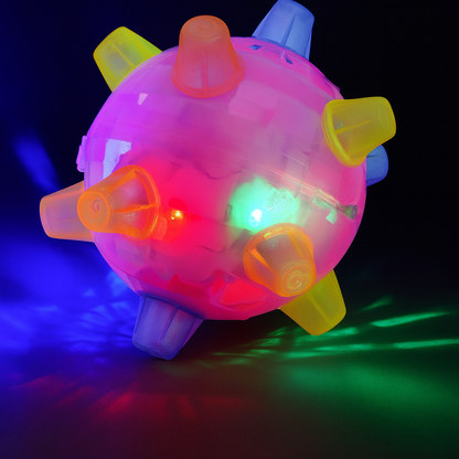 Dog Toy Interactive LED Ball Motion Play Vibrating Toy