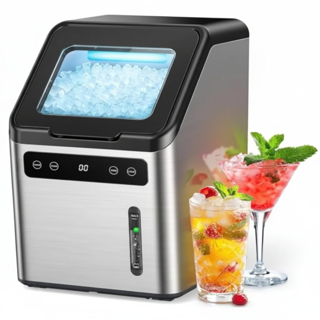 Ice Cream Maker Fast Cooling Compact Quiet
