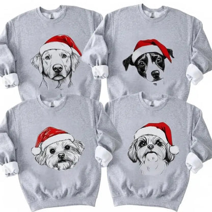 Unisex Weihnachts Pullover Warm Sweatshirt Lang Ärmel