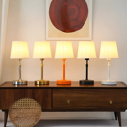 Tischlampe LED Dimmbar Kabellos Warmweiß aus Aluminium Modern