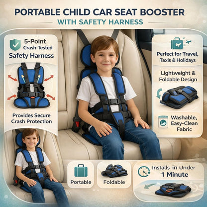 Cinturón de seguridad para niños portátil elevador ajustable para asiento