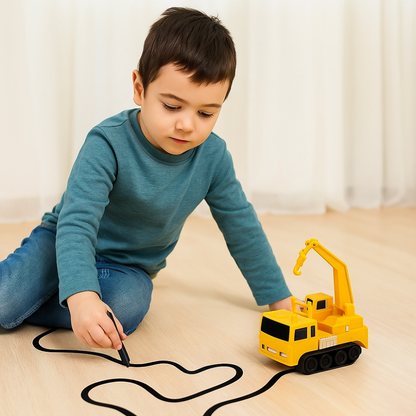 Inductive Car Toy Kids Interactive Line Following Vehicle