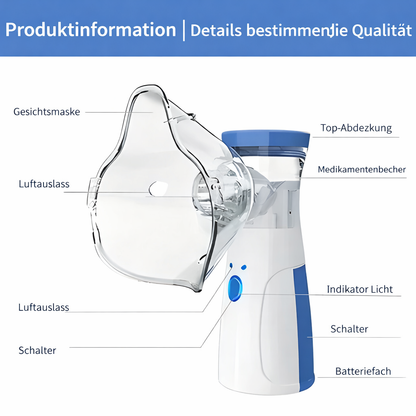 Inhalateur portable nébuliseur à ultrasons enfants adultes