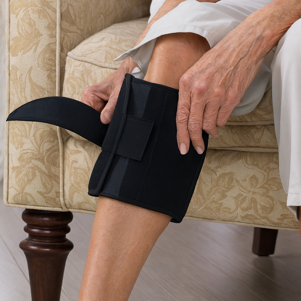 Knee Brace Acupressure Support Sciatica Discomfort Relief Strap