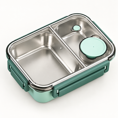Isolierte Lunchbox Bento-Box Für Gesundes Essen Edelstahl