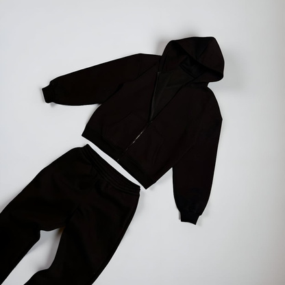 Chándal para hombre con capucha, conjunto de ropa casual y para estar en casa