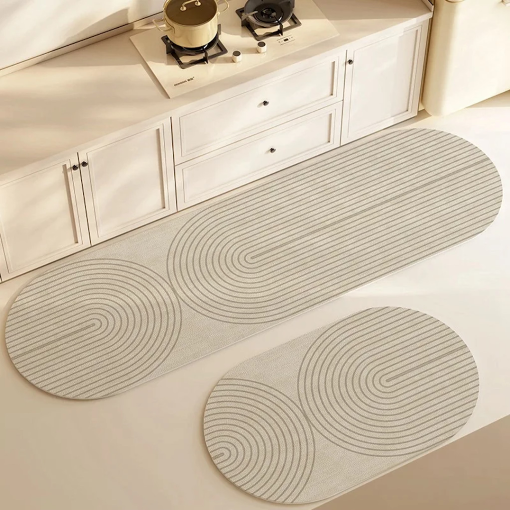 Ultra-Absorbent Kitchen Mat with Anti-Slip Backing – Versatile Striped Kitchen Floor Mat for Spills and Splashes - Image 2