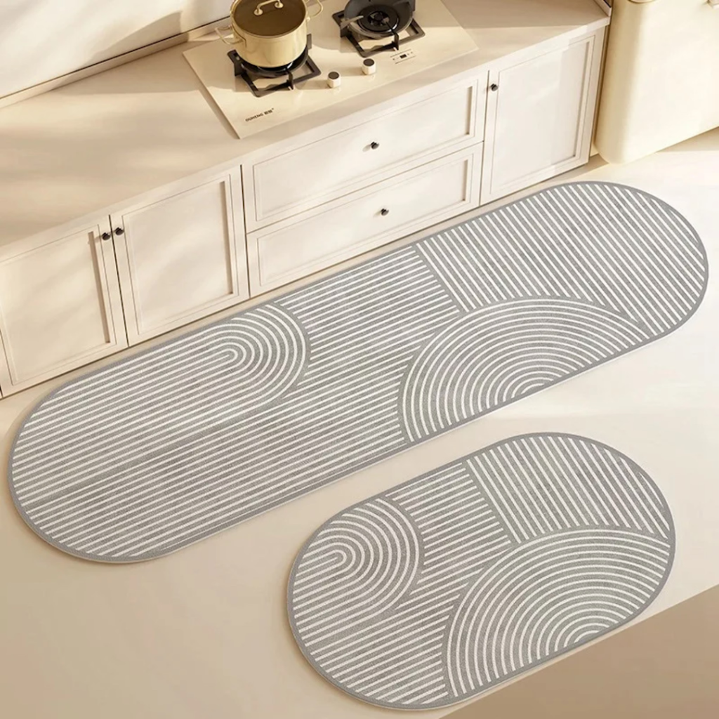 Ultra-Absorbent Kitchen Mat with Anti-Slip Backing – Versatile Striped Kitchen Floor Mat for Spills and Splashes - Image 3