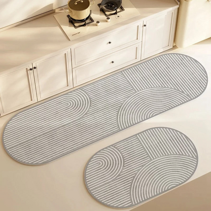 Ultra-Absorbent Kitchen Mat with Anti-Slip Backing – Versatile Striped Kitchen Floor Mat for Spills and Splashes - Image 3