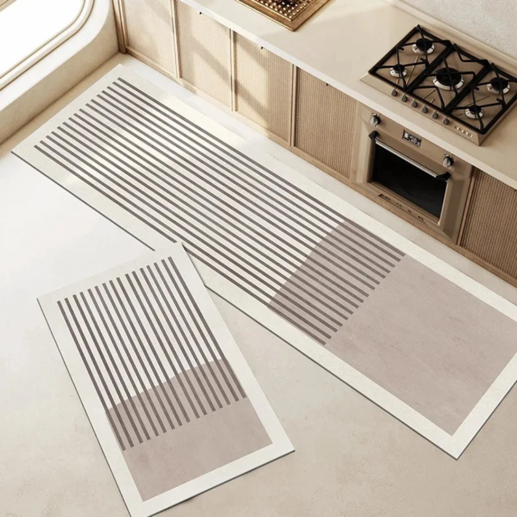 Ultra-Absorbent Kitchen Mat with Anti-Slip Backing – Versatile Striped Kitchen Floor Mat for Spills and Splashes - Image 5