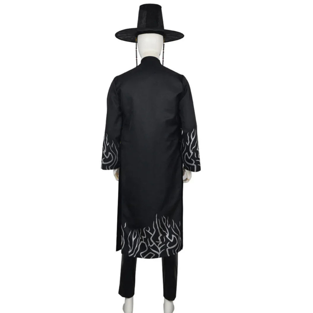 Kinder Schwarz Cosplay Outfit Set Kostüm