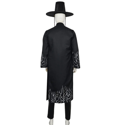 Kinder Schwarz Cosplay Outfit Set Kostüm