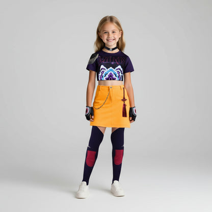 Set costume popstar enfant pour carnaval