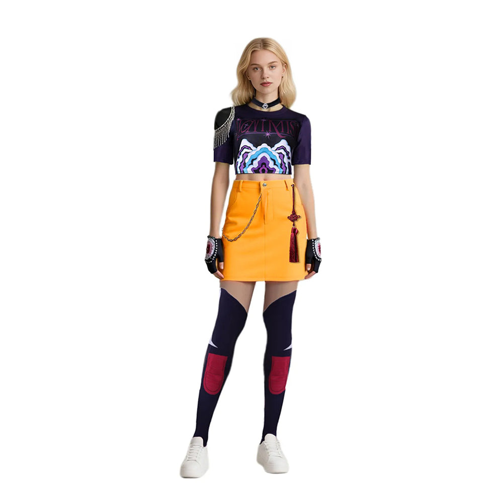 Set costume popstar enfant pour carnaval