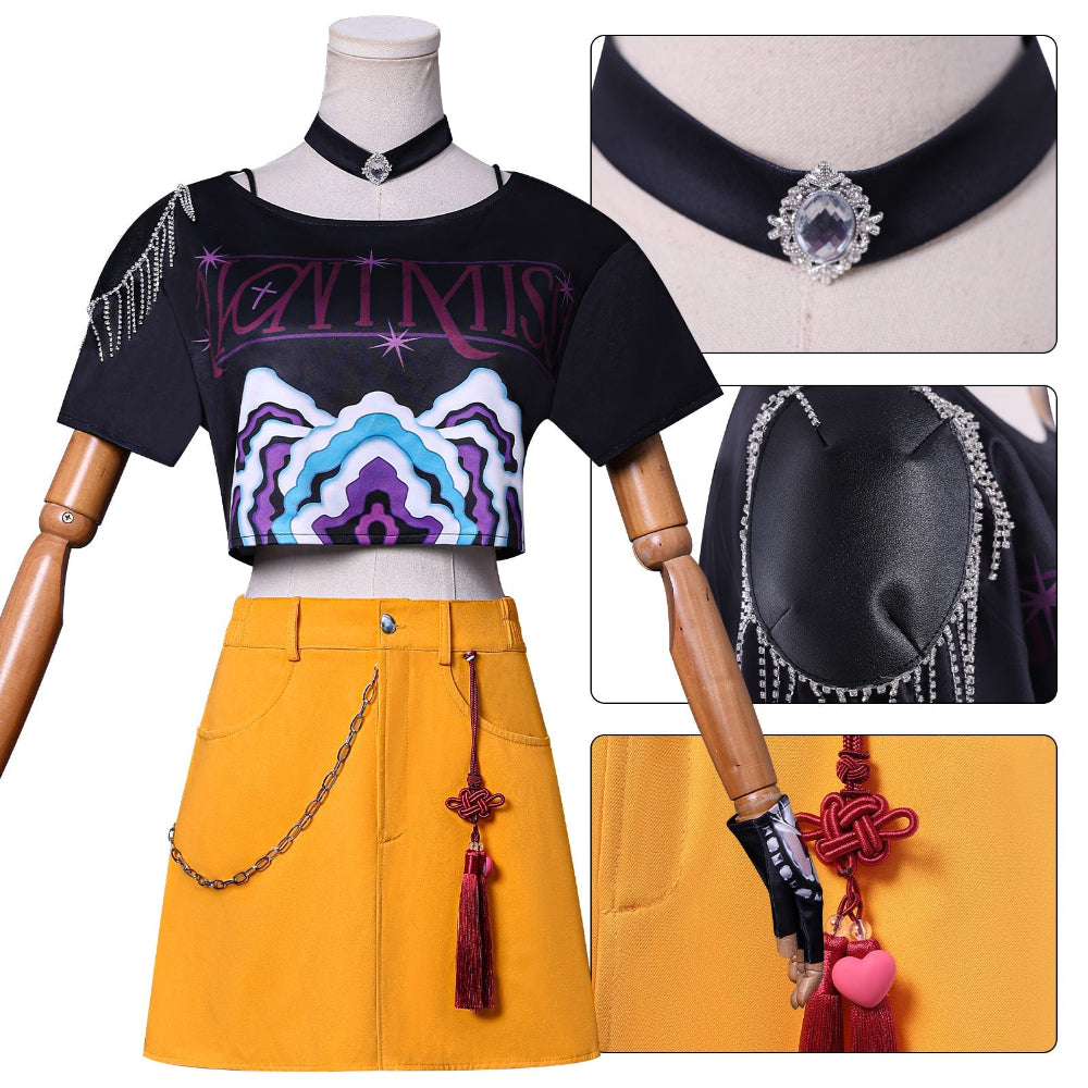 Set costume popstar enfant pour carnaval