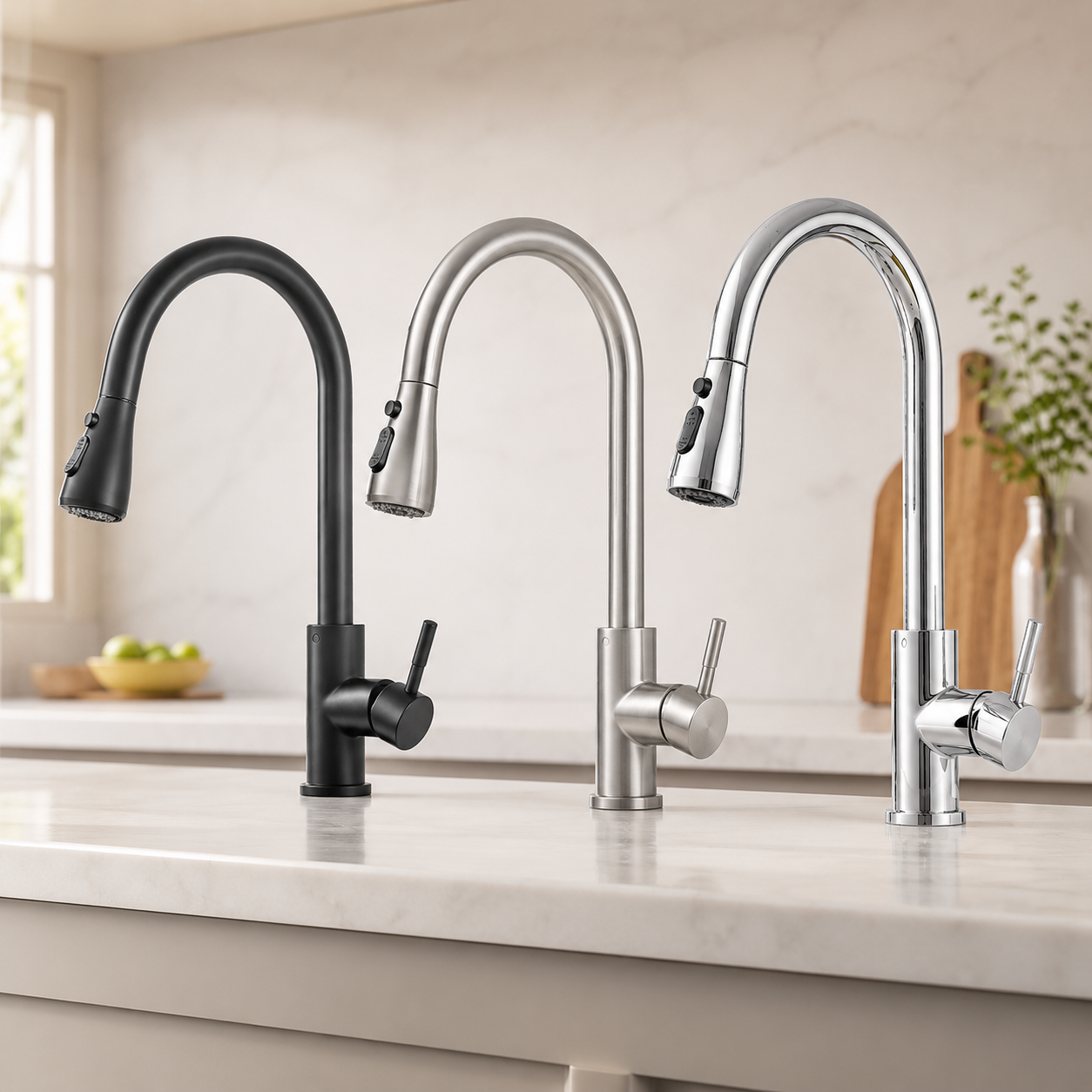Küchenarmatur Mit Zwei Strahlarten Edelstahl Modern Küche