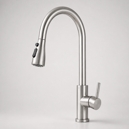 Küchenarmatur Mit Zwei Strahlarten Edelstahl Modern Küche