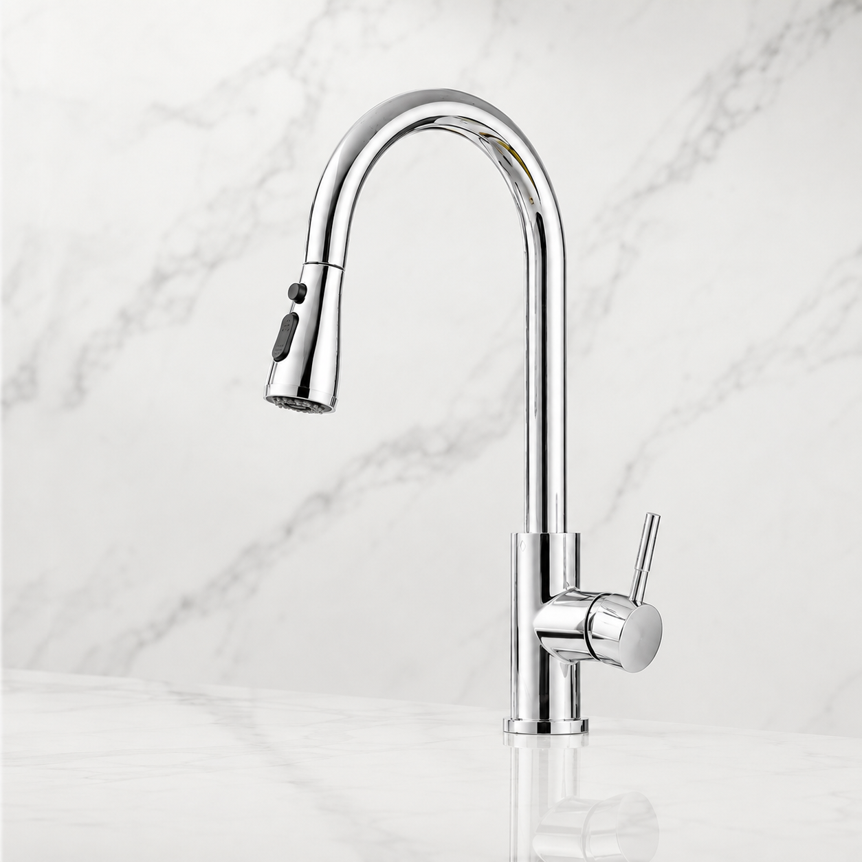 Küchenarmatur Mit Zwei Strahlarten Edelstahl Modern Küche