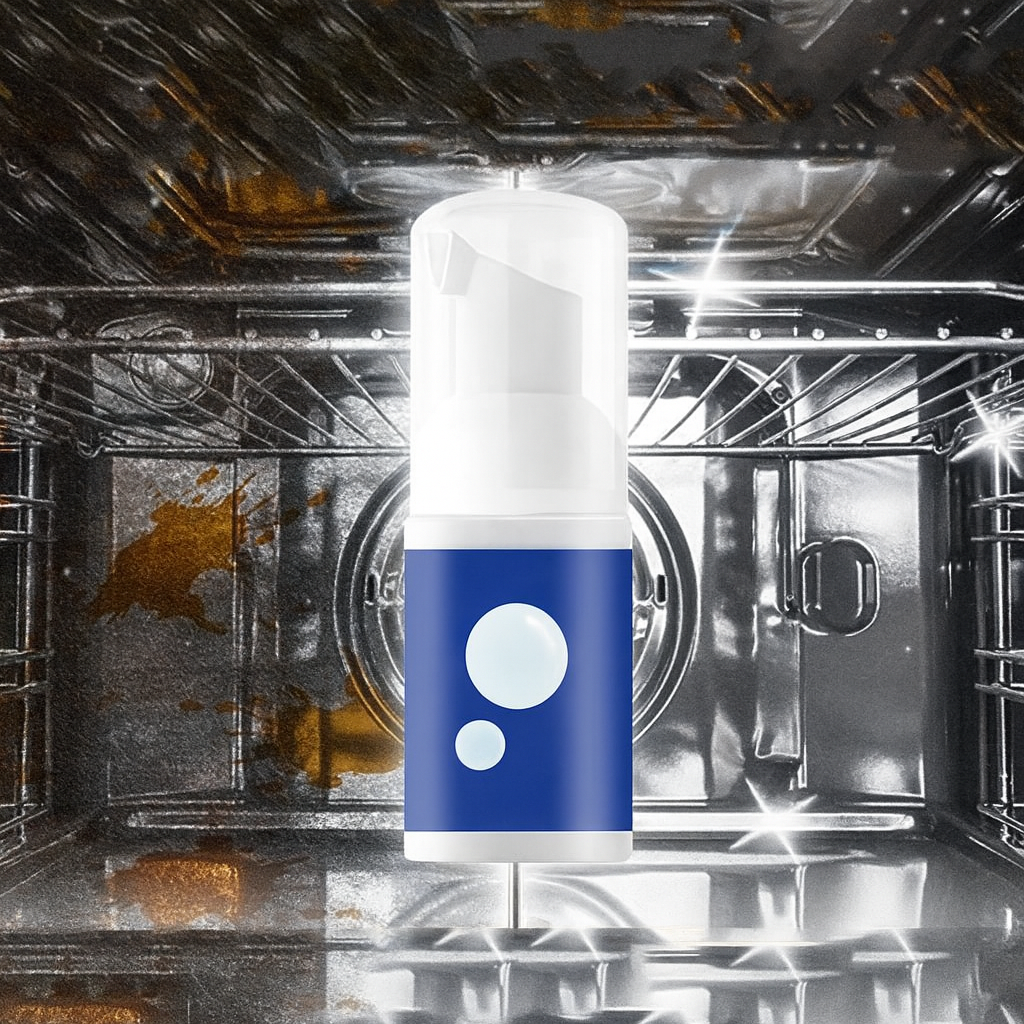 Kitchen Cleaner Grease Remover Foam Spray Powerful Residue-Free