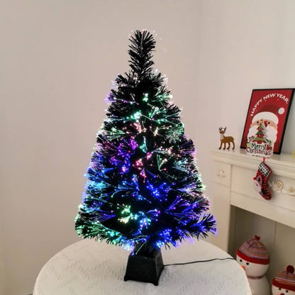 Künstlicher Weihnachtsbaum Schwarz LED Deko Mini Baum USB