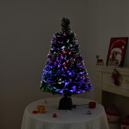 Künstlicher Weihnachtsbaum Schwarz LED Deko Mini Baum USB