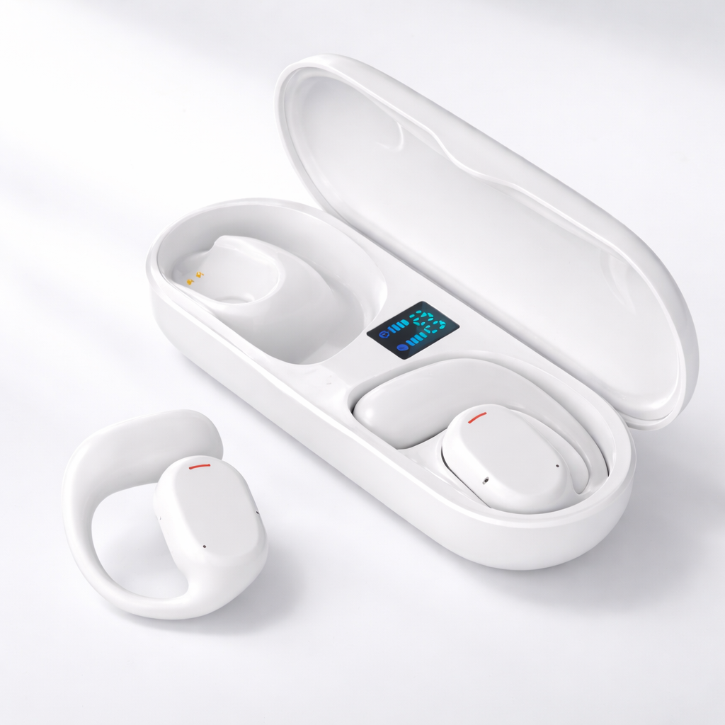 Kabellose Bluetooth Kopfhörer Ohrbügel Sport Offenes Ohr