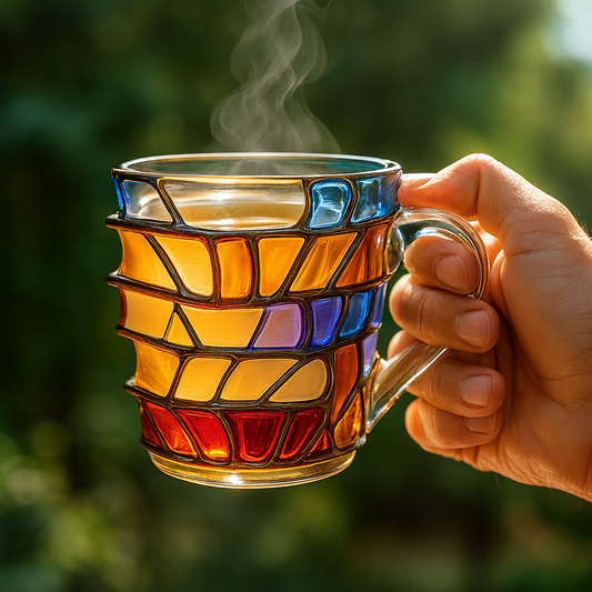 Kaffeebecher Harz 3D Buchdesign Handgefertigte Tasse