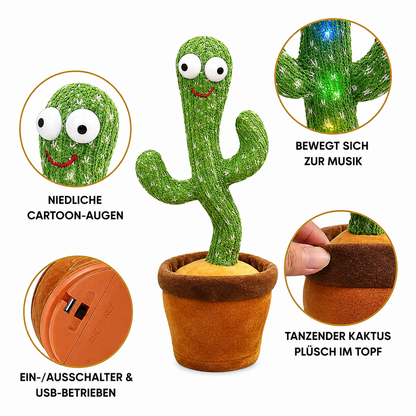 Jouet cactus dansant parlant musical pour enfants