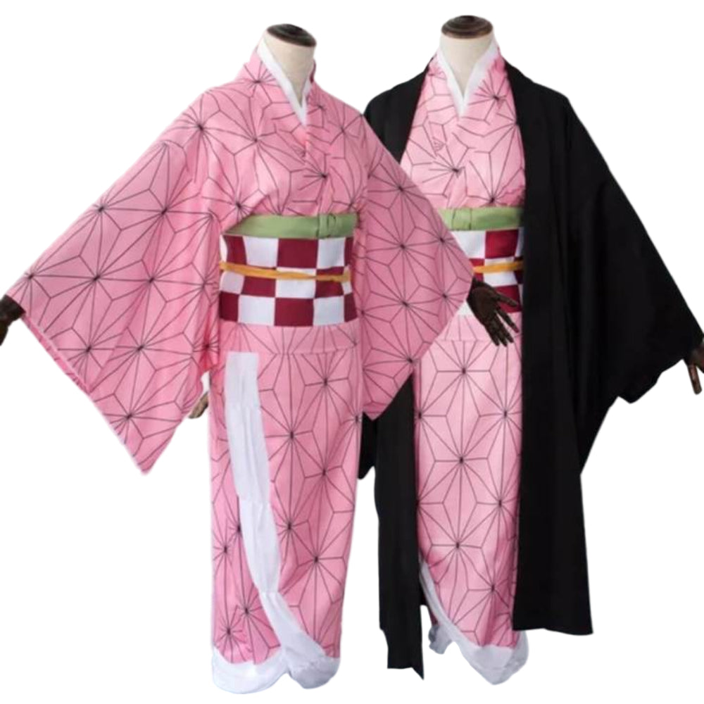Set costume cosplay kimono per bambini in poliestere