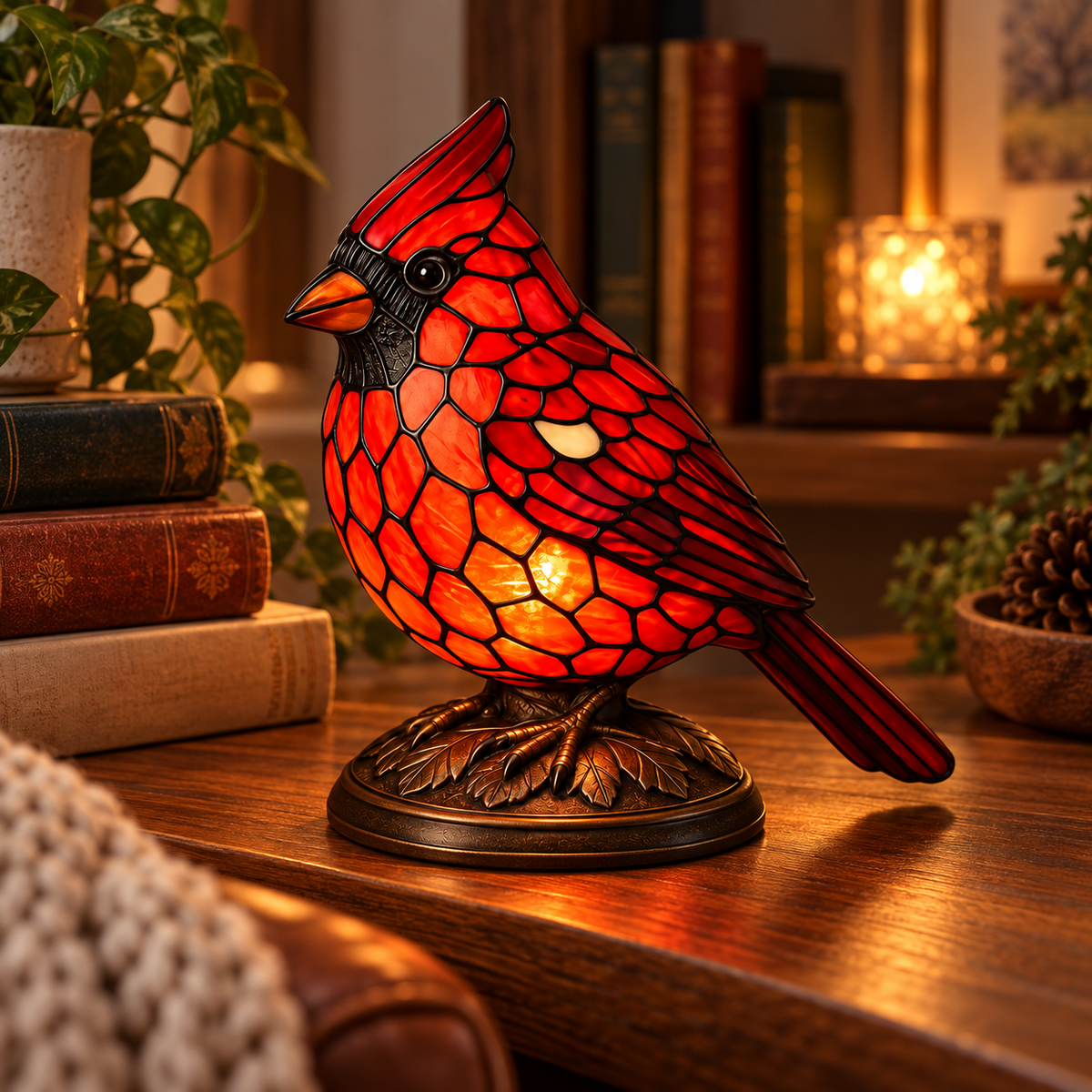 Kardinal Lampe Vogel Lampe Dekorative Für Naturfreunde