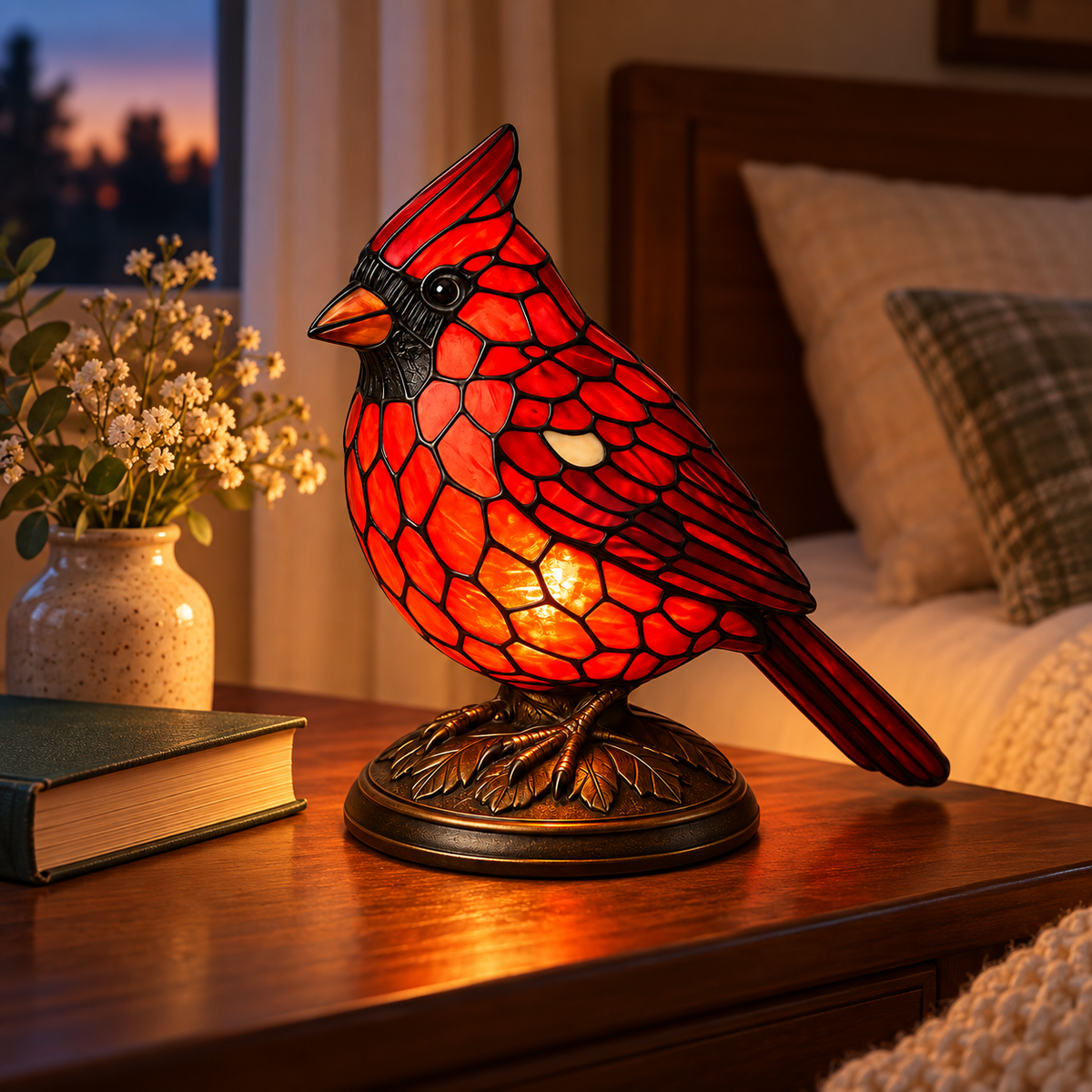 Kardinal Lampe Vogel Lampe Dekorative Für Naturfreunde