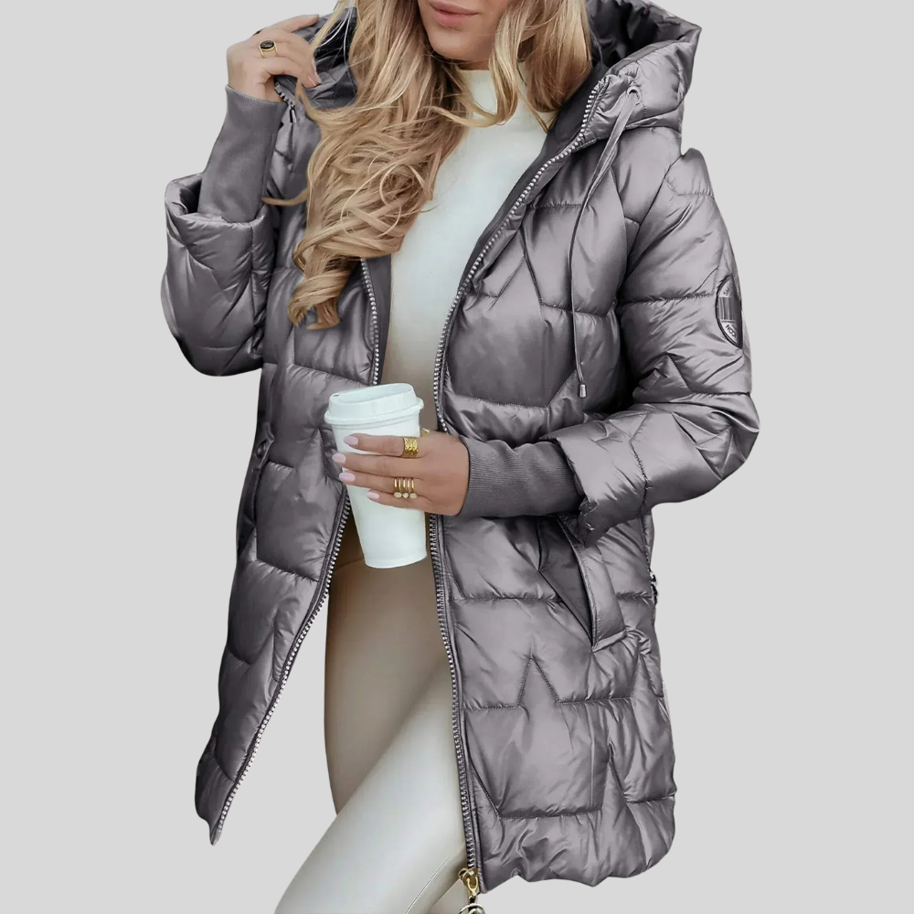 Veste d'hiver femme matelassée capuche quotidien hiver