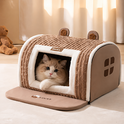 Cuccia per gatti Cuccia per animali domestici Tana accogliente Posto per dormire per animali domestici