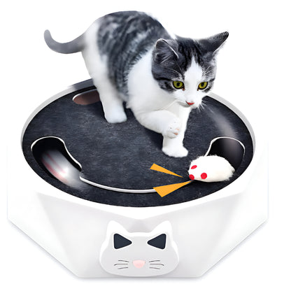 Cat toy scratching board interactive mouse game activity center