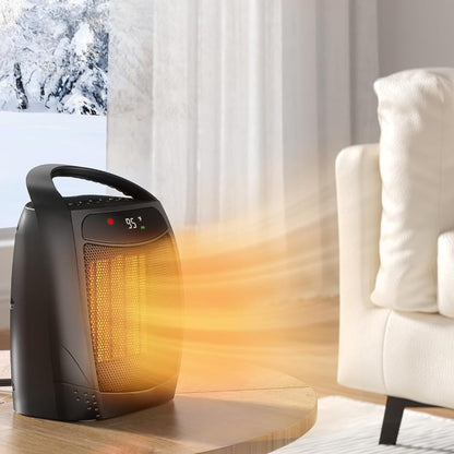 Keramik Heizlüfter Kompakt 1500W Schnell Leise Sicher