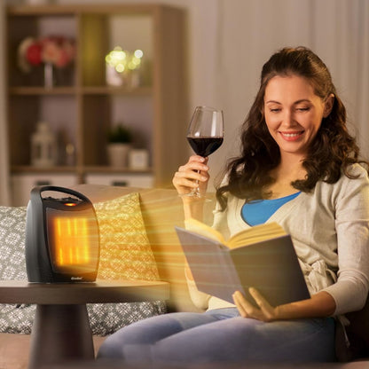 Keramik Heizlüfter Kompakt 1500W Schnell Leise Sicher