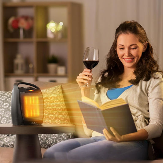 Keramik Heizlüfter Kompakt 1500W Schnell Leise Sicher