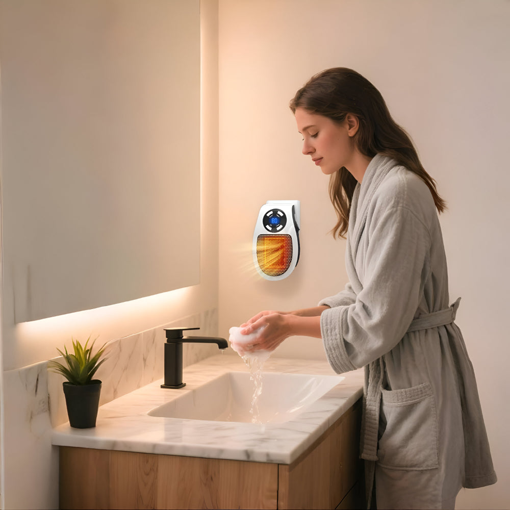 Keramik Heizlüfter Steckdose Kompakt Energieeffizient Leise